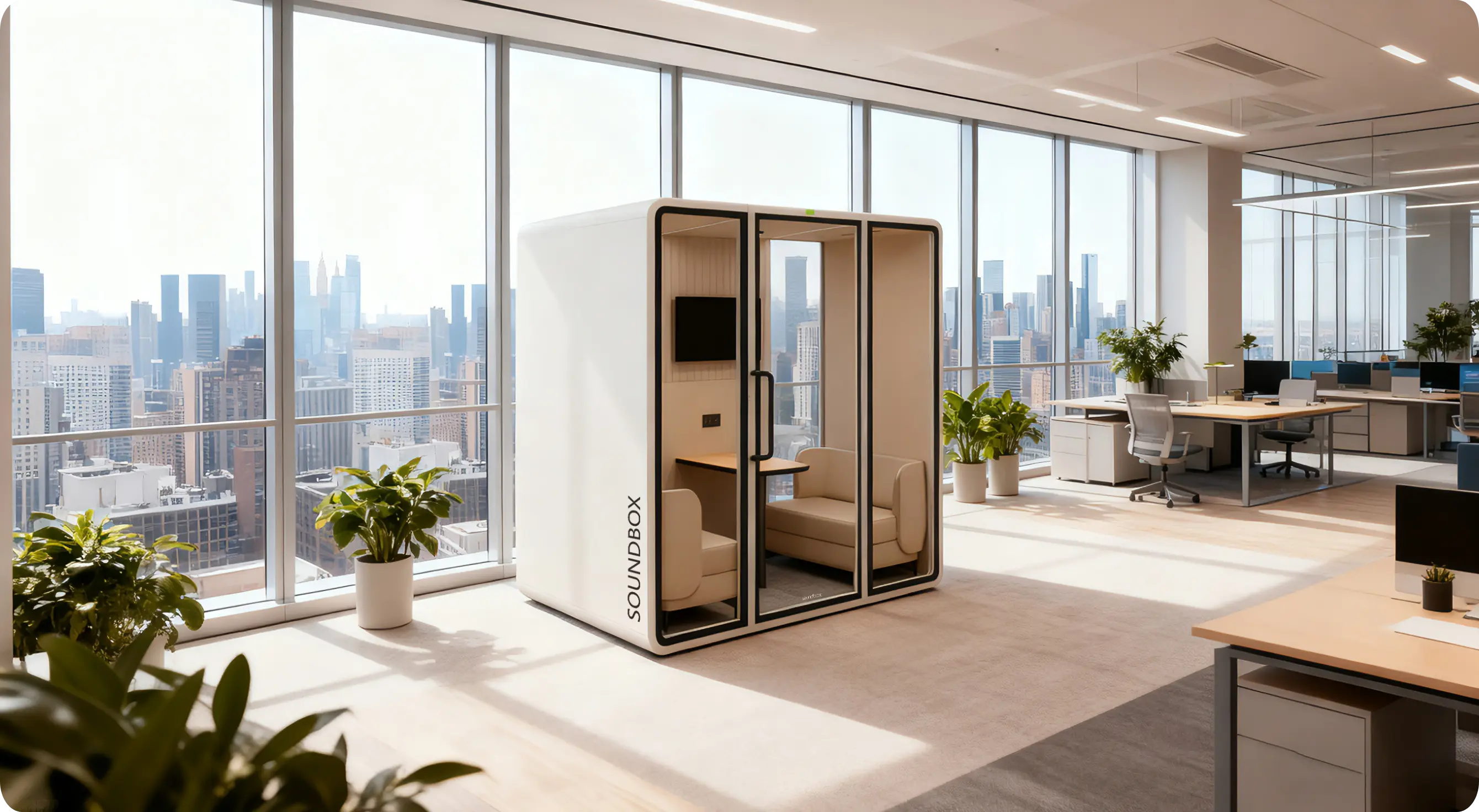 Soundboxは機能性と美しさを兼ね備えた防音ソリューションを提供します